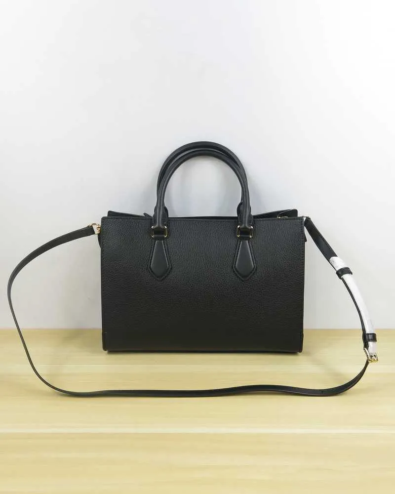 Valerie Medium Pebbled Leather Satchel