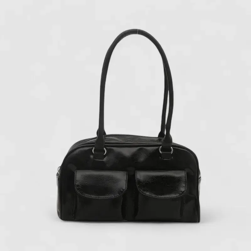 Vanessa |  Classic Patent Shoulder Bag