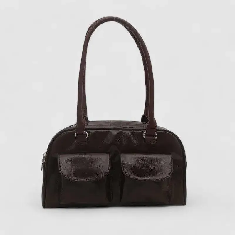 Vanessa |  Classic Patent Shoulder Bag