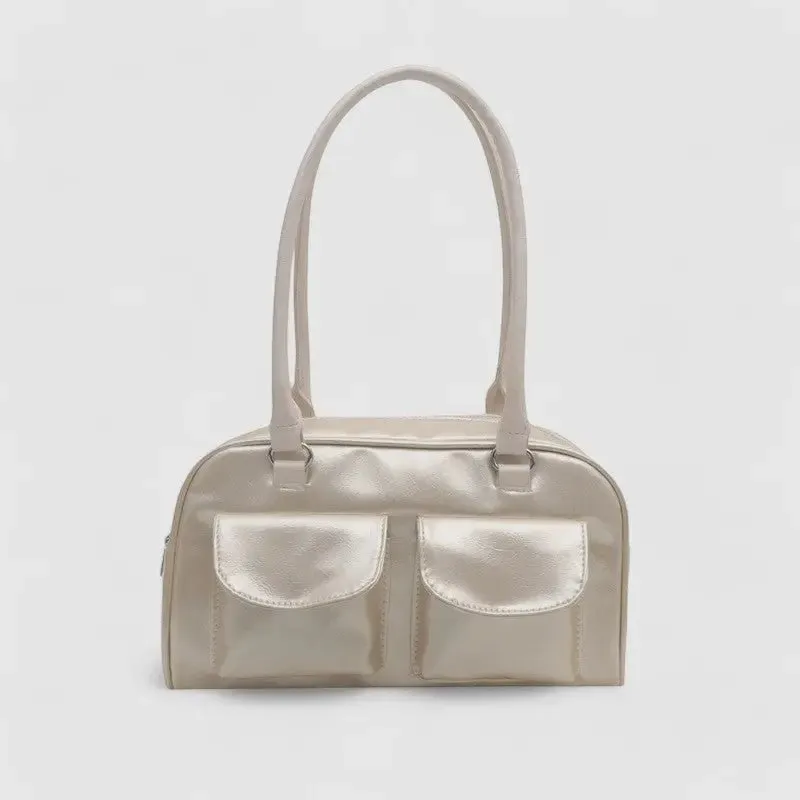 Vanessa |  Classic Patent Shoulder Bag