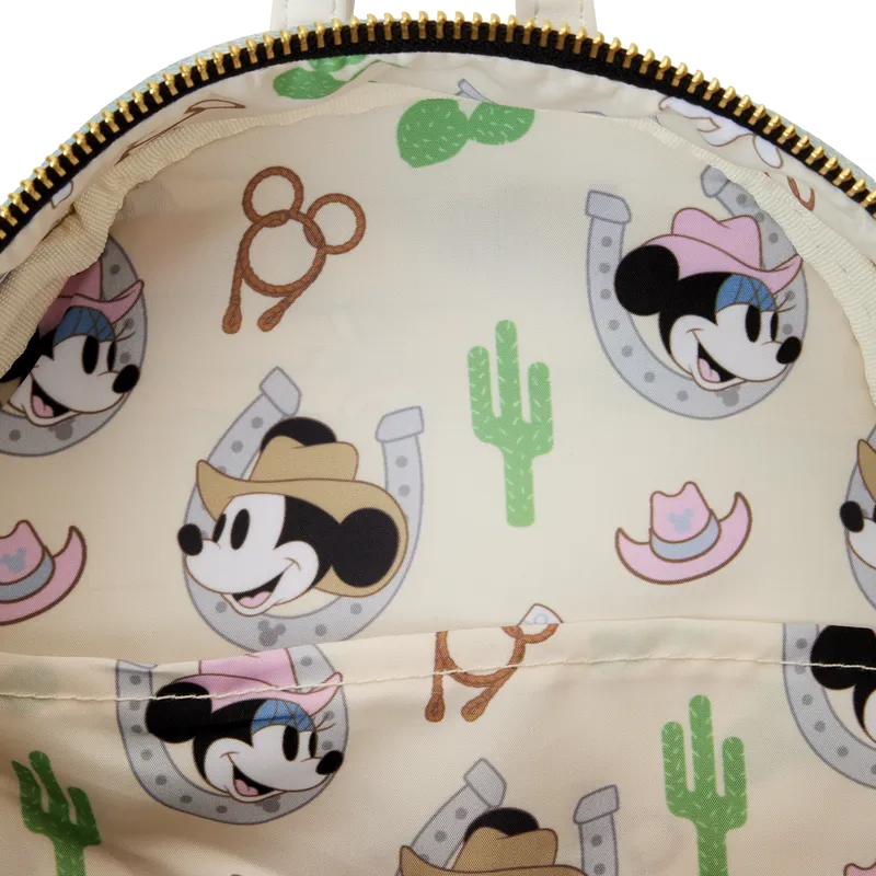Western Minnie Mouse Cosplay Mini Backpack by Loungefly