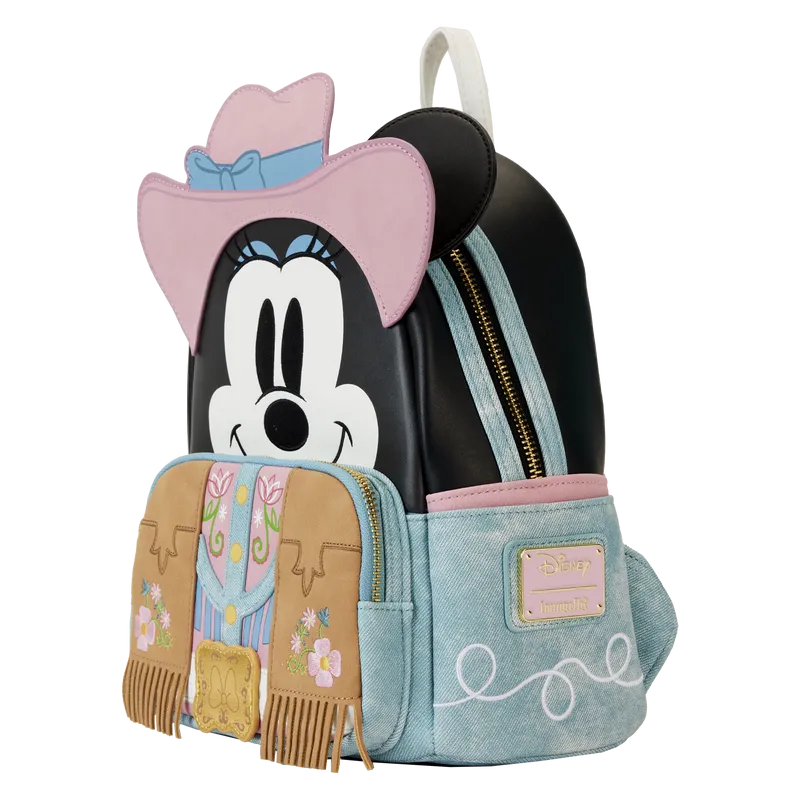 Western Minnie Mouse Cosplay Mini Backpack by Loungefly