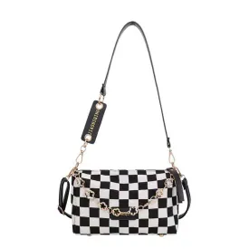 Women's Plaid Messenger Bag