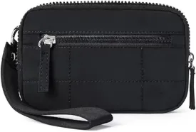Wristlet Wallets for Women Keychain Wallet with 3 Zipper Purse for Credit Card Holder Wristlet Zip Mini Pouch