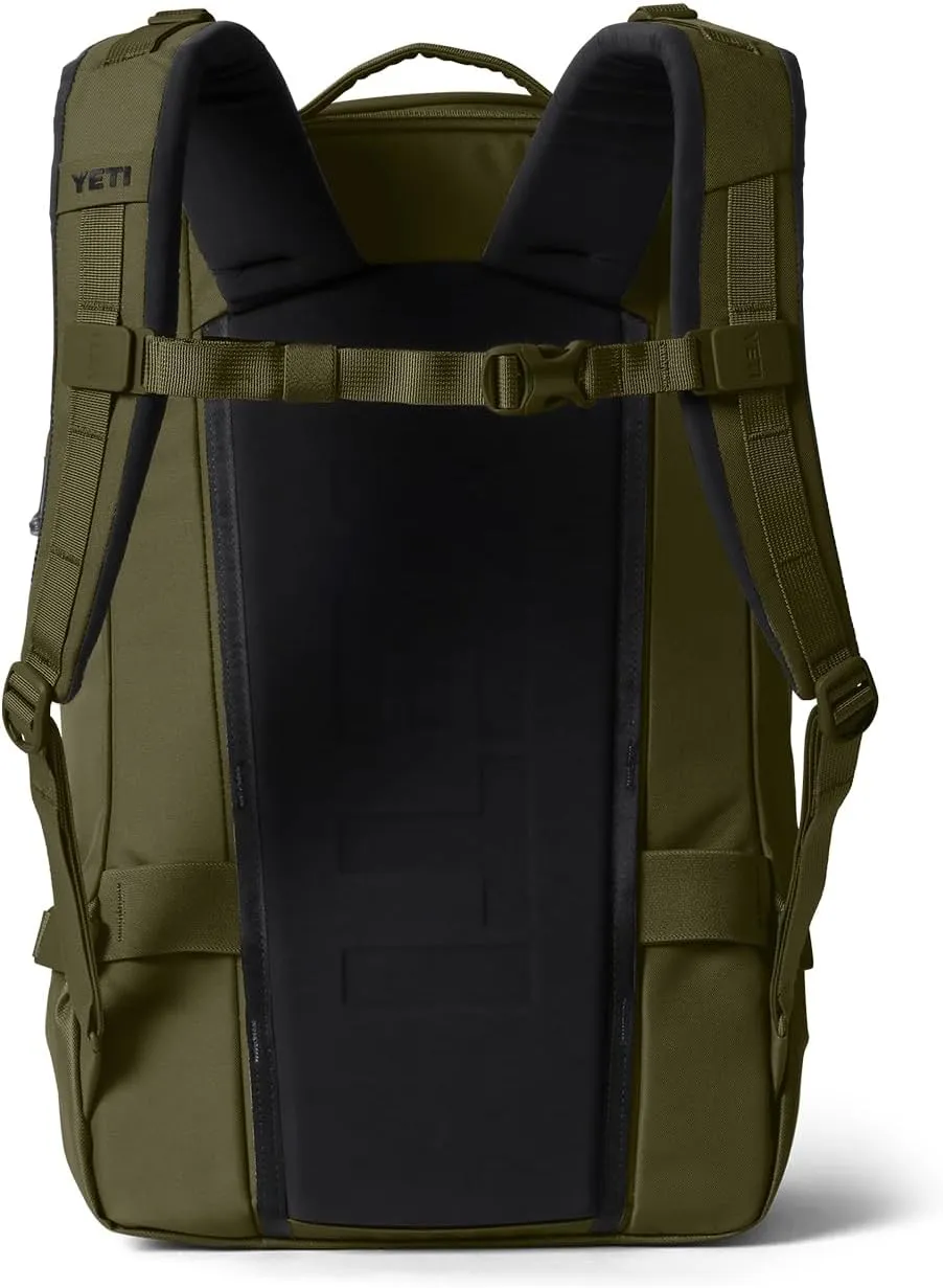 YETI Ranchero Backpack 27L, All-Day Utility Pack, Structured and Durable, Olive